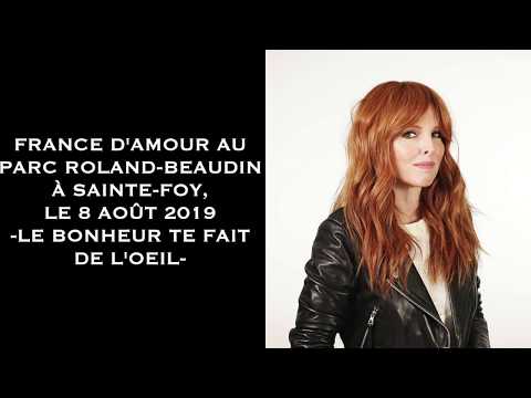 France D'amour au parc roland-beaudin à Sainte-Foy, le 8 août 2019-Le bonheur te fait de l'oeil-