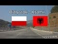 Białystok Poland Ksamil Albania 2223 Km X16 2013