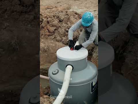 A Melhor Opção para Tratamento de Esgoto - Sanear Brasil #fazenda #dica #construção #limpeza#shorts