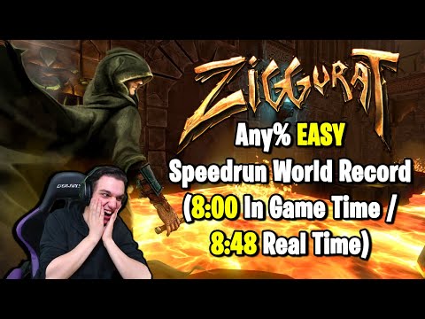 ZIGGURAT Any% EASY Speedrun World Record (8:00 In Game Time | 8:48 Real Time)