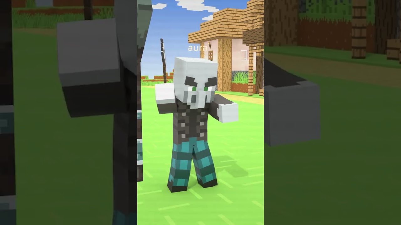 Pillager vs Villager #phonk #shorts #edit