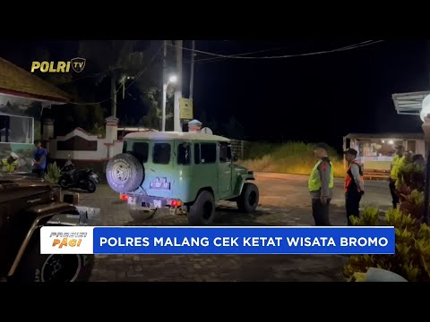 POLRES MALANG CEK KETAT JEEP WISATA BROMO DI POS GUBUKKLAKAH JELANG LIBUR NATARU