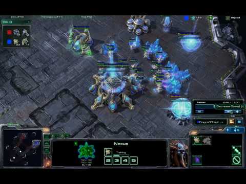 Standard fast immortal build in sc2 beta Match 1 PvT