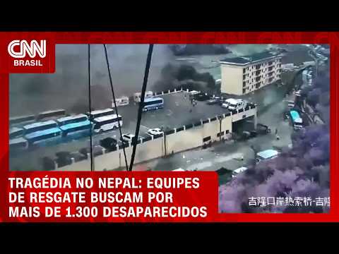 Veja os impactos da enchente no Nepal e na China | LIVE CNN