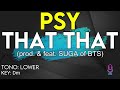 PSY (Prod. & feat. SUGA of BTS) - That That - Karaoke Instrumental - Lower