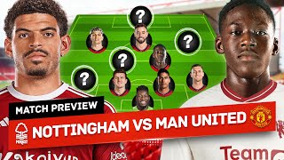 CRUNCH TIME For Erik Ten Hag! Nottingham Forest vs Man United Tactical Preview