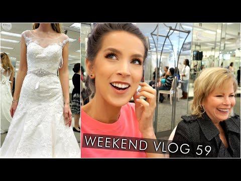 Shoppng For Wedding Dresses! | weekend vlog 59 | LeighAnnVlogs Video