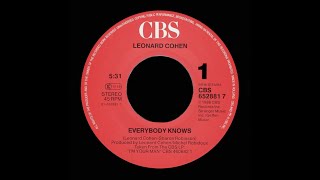 Leonard Cohen – Everybody Knows – 1988 (Original Stereo)