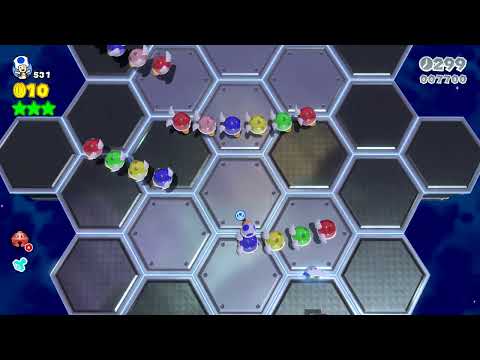 Super Mario 3D World (Switch) 9-6 Itemless Speedrun - Time: 201 (TWR)