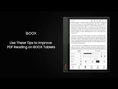 Use These Tips to Improve PDF Reading on BOOX