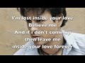 Lost inside your love-Enrique Iglesias + Lyrics 