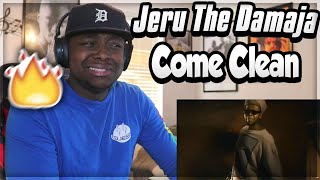Jeru The Damaja - Come Clean REACTION (First Time Hearing)