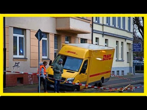 Bürgersteig in linden sackt ein – paketauto steckt fest – haz – hannoversche allgemeine