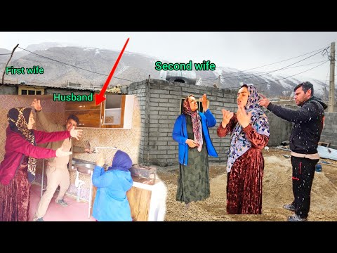 Finally, Mr. Rahmat built his second wife's dream kitchen :Is the First Wife Up to New Deceptions?