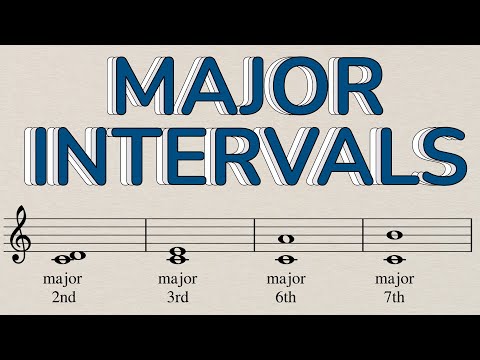 INTERVALLES MAJEURS en 3 minutes !!