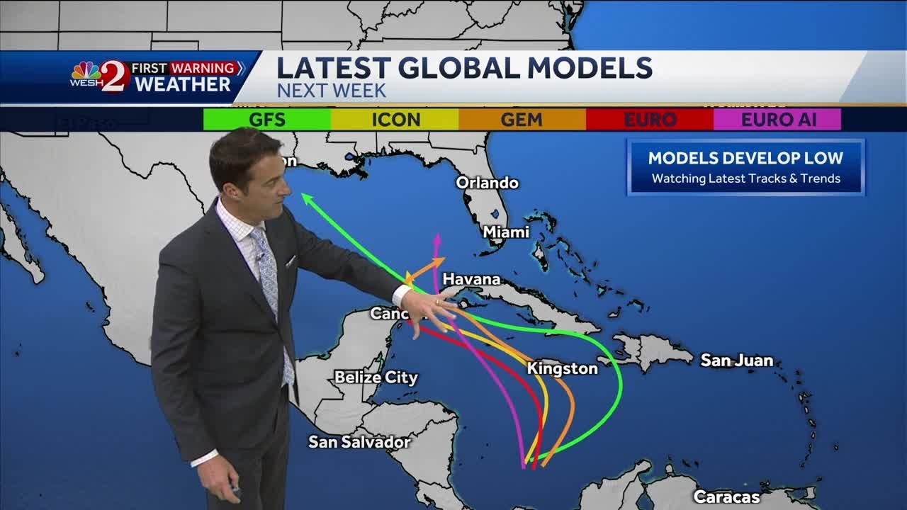 Monitoring the Caribbean for the potential for low pressure to form