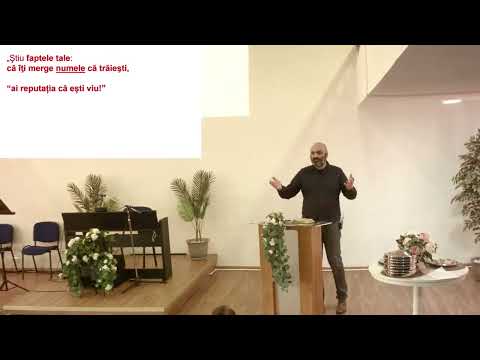 Apocalipsa 3:1-6 - Iți merge numele că traiești, dar ești mort - Samuel Ghica