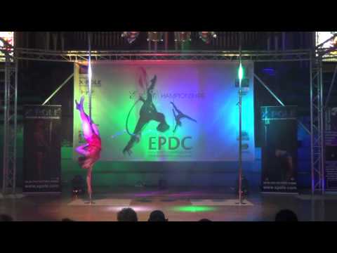 Evelyn Minall - Intermediate Pole - Emma's Pole Dancing Championship 2014