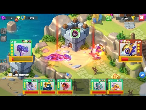 Strong ! How to overcome TORCH dragon? Gameplay - DRAGON MANIA LEGENDS #1138 HD