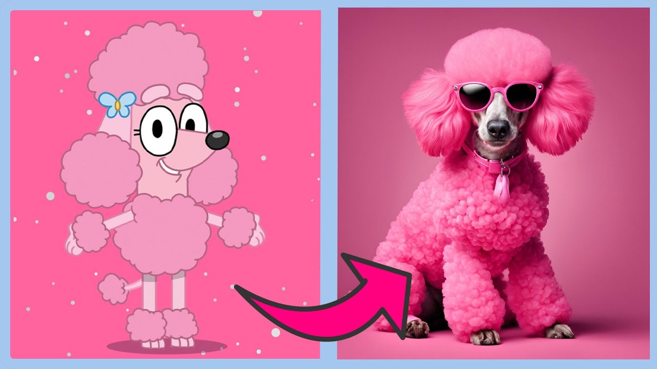 Bluey Characters in Real Life