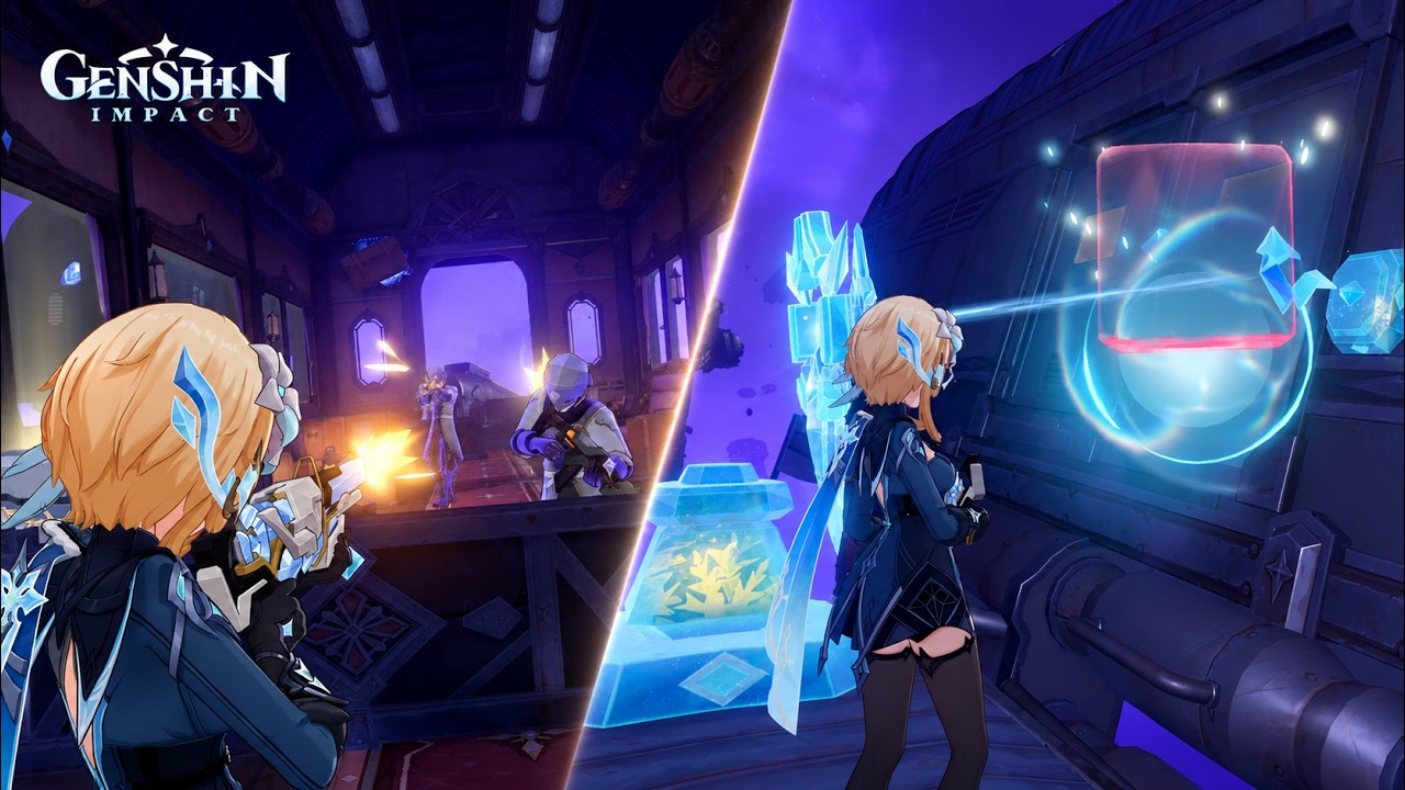 Traveler's NEW 3rd-Person Shooter Gameplay {English DUB} | Genshin Impact 7.0