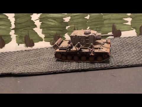 💥1/72 scale WW2 tank model : a Captured Russian KV-2 tank in German Service 💥a German Beute Panzer💥