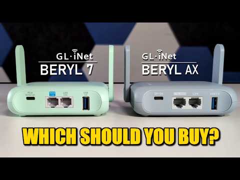 Gl.iNet Beryl 7 vs Beryl AX Travel Router Comparison