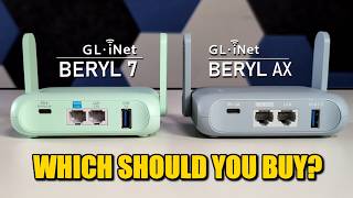 Gl.iNet Beryl 7 vs Beryl AX Travel Router Comparison
