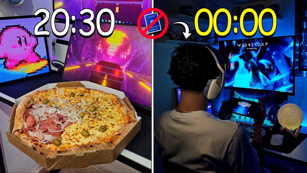 um dia na vida de um gamer DESEMPREGADO (fui demitido...)