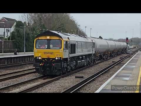 Class 66 freight & departmental workings through Tonbridge - February 2024