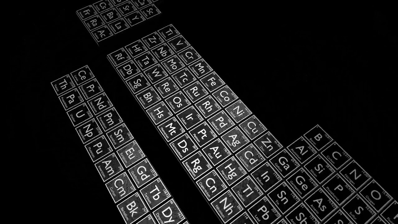 Free Periodic Table Of Elements 3D Animations | 4k | 60fps | 190+ Individual Clips