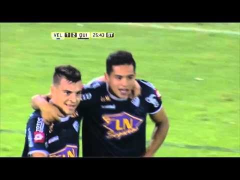 Gol de Mansilla. Vélez 1 - Quilmes 2. Feha 7. Primera División 2016.
