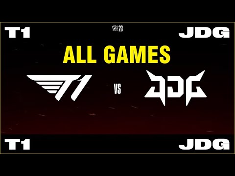 JDG vs T1 Highlights All Games | Worlds 2023 Semifinals Day 2