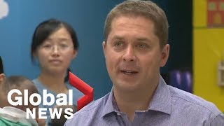 Andrew Scheer says as PM, he&#39;d make EI maternity leave benefits tax-free