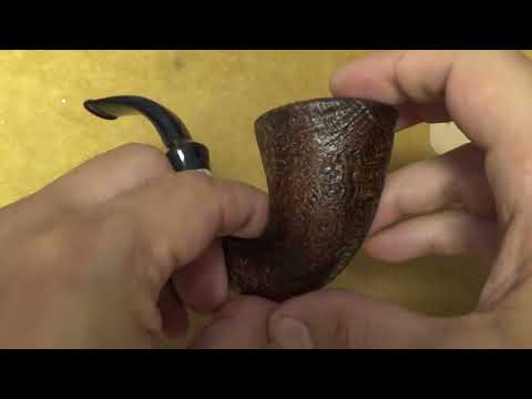 Pipa Brebbia First Calabash Sabbiata - filtro 9mm