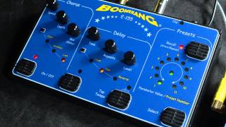 Video thumbnail for Boomerang E-155 Delay/Chorus with Wampler Paisley Overdrive Pedal Demo by David Fisher (tibbon)
