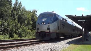 preview picture of video 'Railfanning In Selma NC With A CSX Meet & NS 349 With An Ex Conrail Leader 8/14/2014'