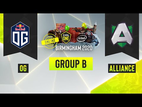 Dota2 - OG vs. Alliance - Game 1 - ESL One Birmingham 2020 - Group B - EU