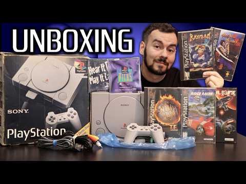 Original PS1 Unboxing, Demo Disc & Developer's CD - (Dinosaur Tech Demo)