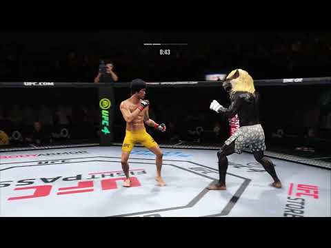 UFC4 Bruce Lee vs Wicked Werewolf EA Sports UFC  Super Fight