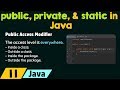Public Private And Static In Java