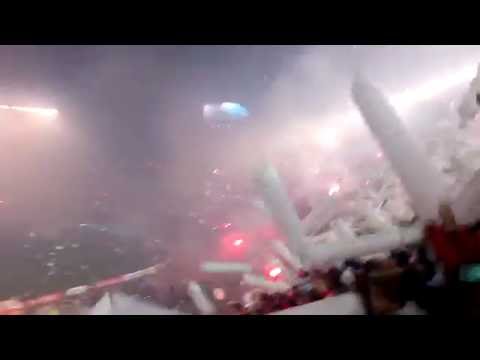 recibimiento river vs tigres final copa libertadores 2015