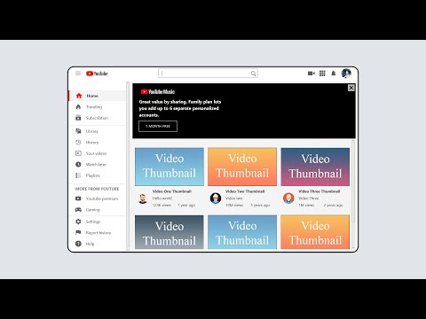 JavaFX UI: Youtube Design & Dynamic GridPane