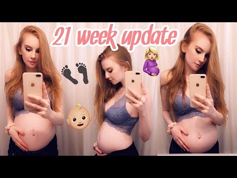 21 week pregnancy update | Bump shot Video