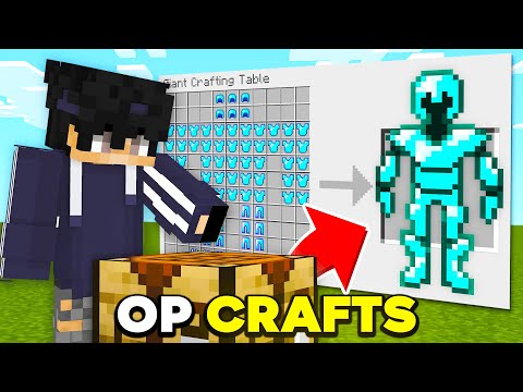 Minecraft, But CRAFTS Are GIANT...