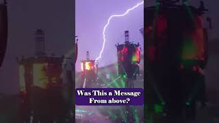 Metallica Lightning strikes during Master of puppets