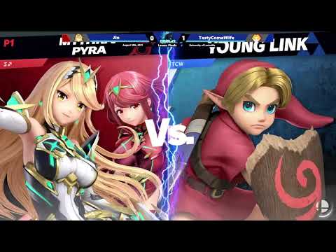 Meteor Smash 8 - Losers Finals - Jin (Aegis) vs. TastyComaWife (Young Link)