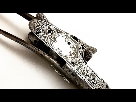 Hand Engraved Lefever Shotgun finished
