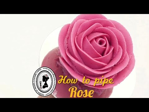 How to Make Buttercream Roses (EASY)