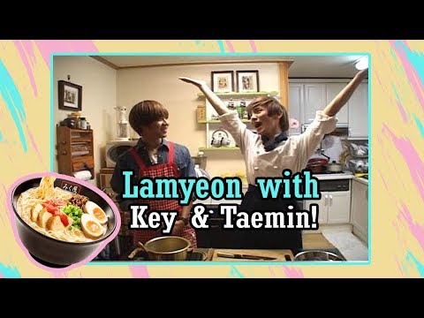 KEY AND TAEMIN COOKING LAMYEON (legendado/ENG SUBS)